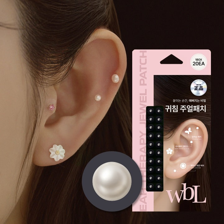 [WBL] Swarovski Pearl Auricular Therapy Jewel Patch