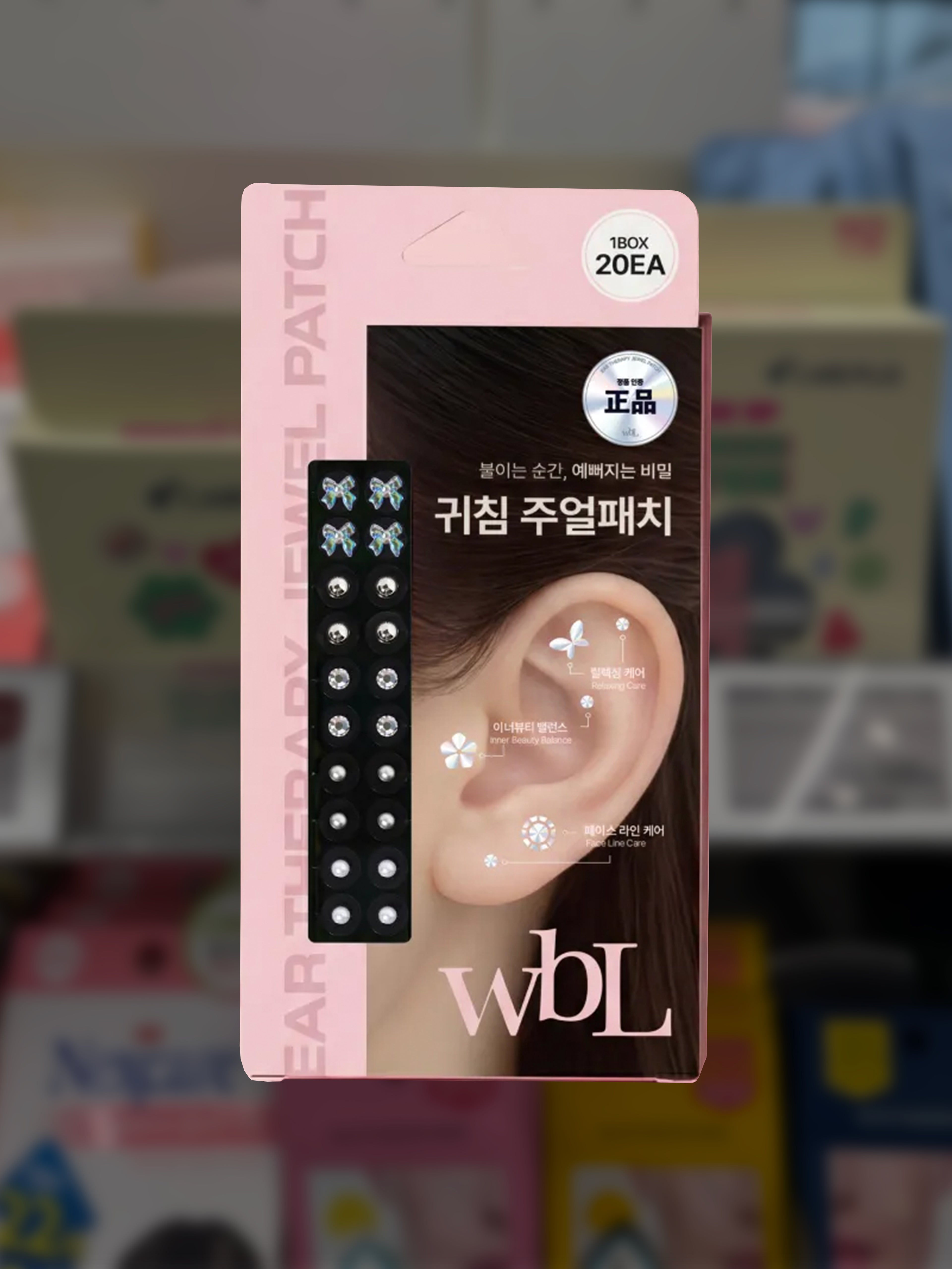 [WBL] Bonnie Ribbon Auricular Therapy Jewel Patch