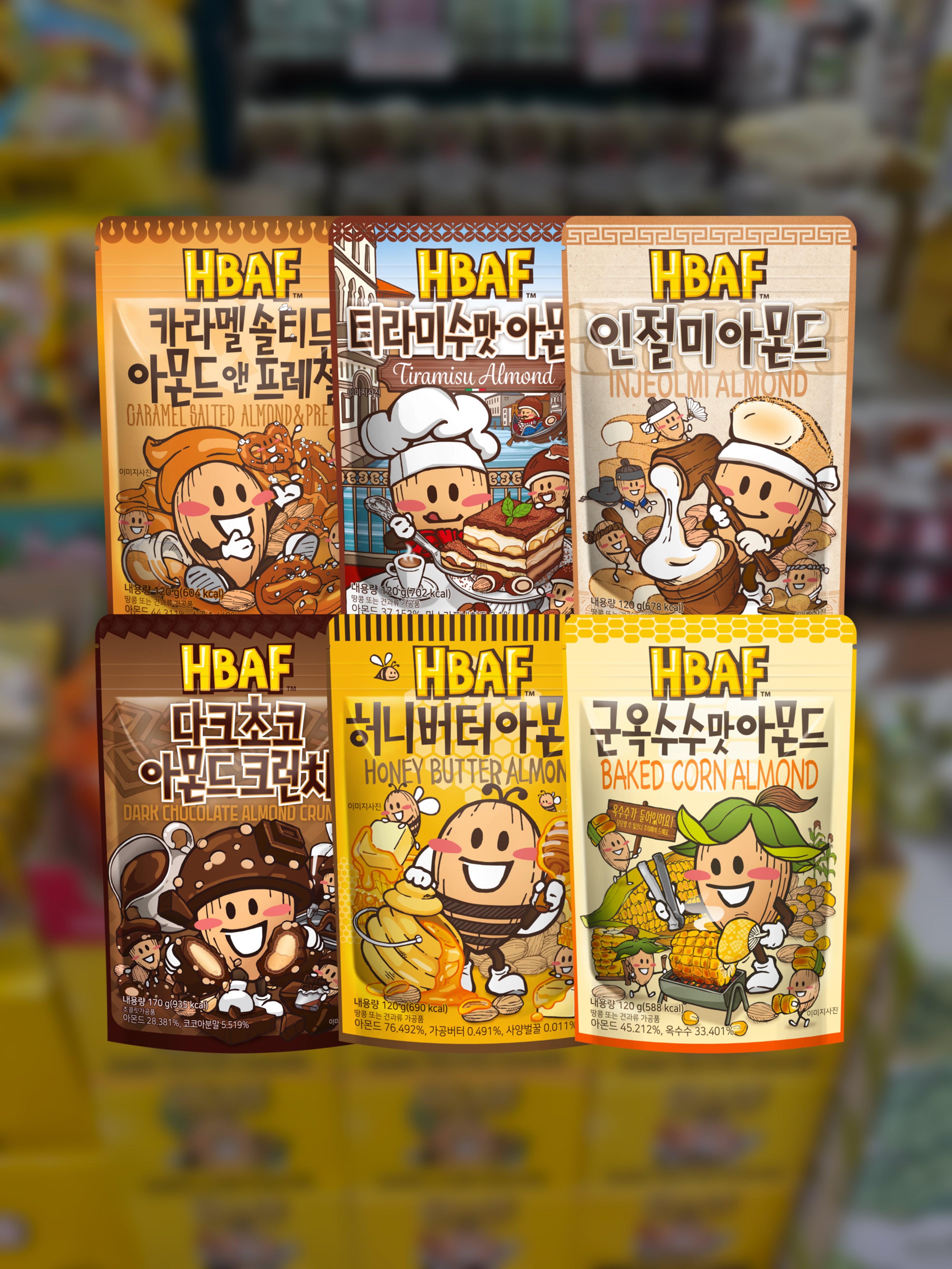 [HBAF] Almond Variety Pack (6 Pack)